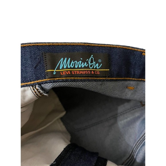 Vintage Levi's Movin On Jeans Mens Size 38x34 Blue Dark Wash NWT Deadstock - Picture 7 of 8